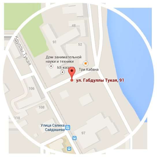 Казань площадь тукая карта