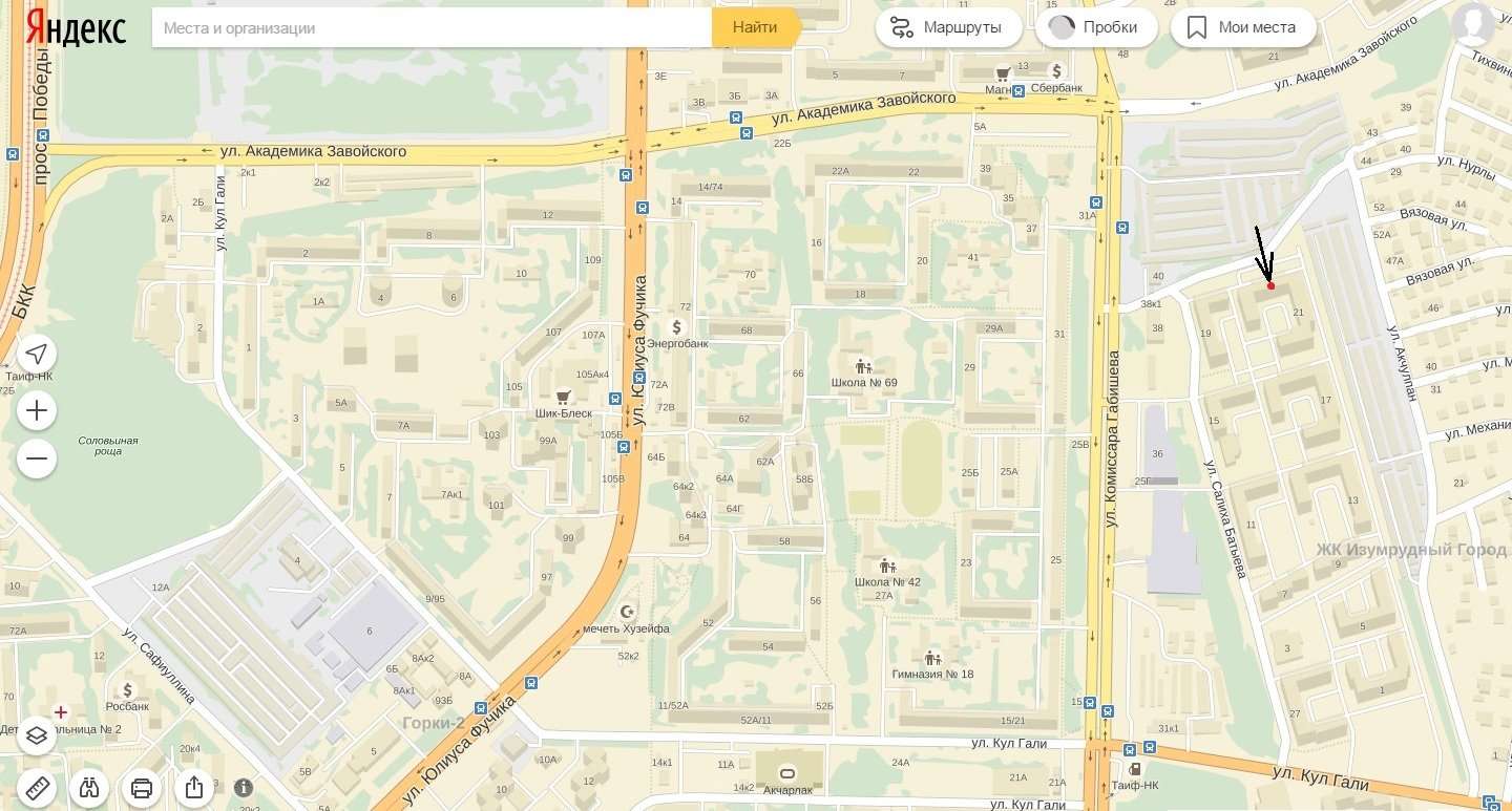 Школа 150 казань карта