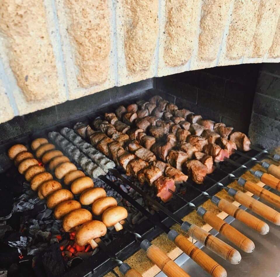 Баня шашлык картинки